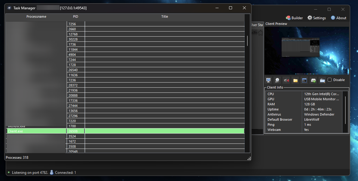 Pulsar Task Manager interface